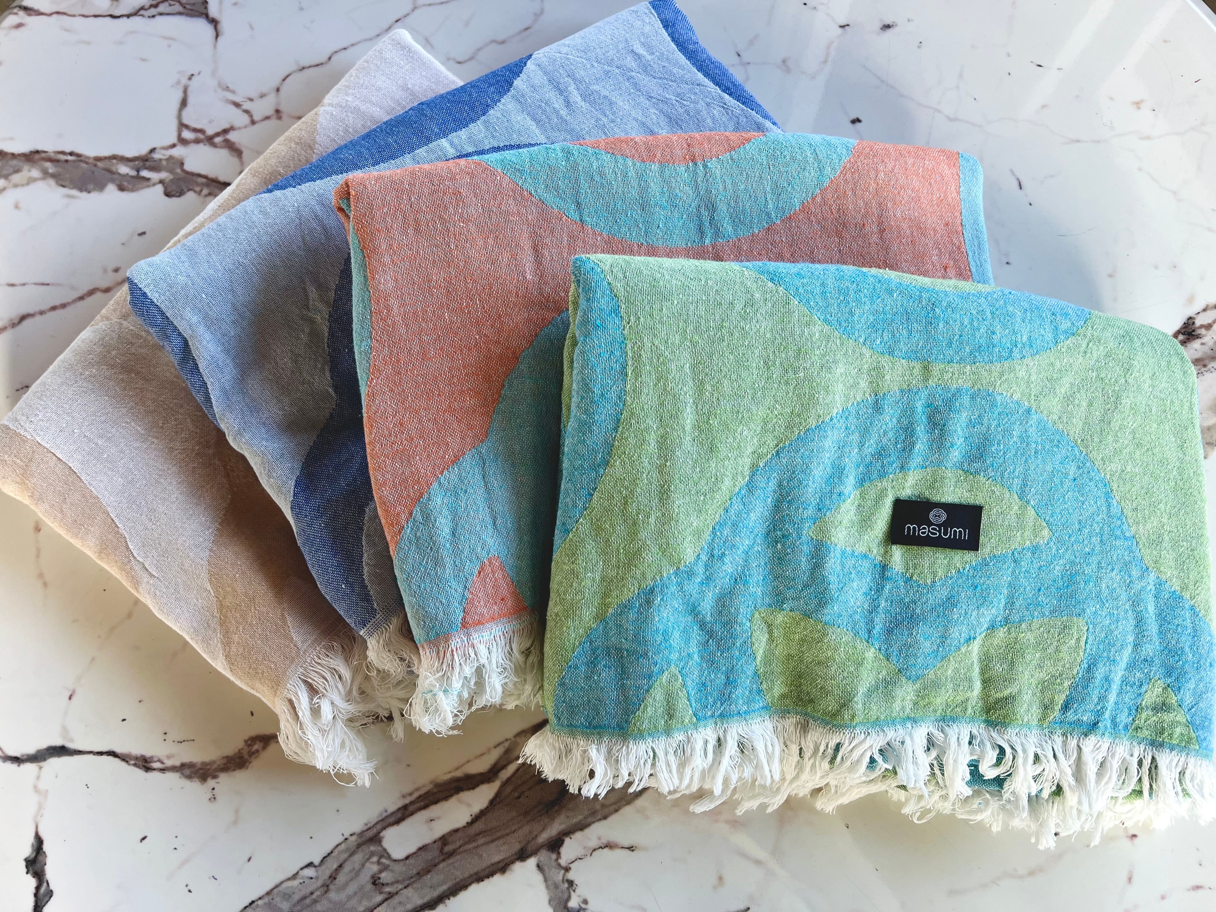 New colors 2025 Organic Cotton100% Original Peshtemal from Buldan Double sided 新色オリジナルペシュテマル ブルダンオーガニックコットン100% リバーシブル