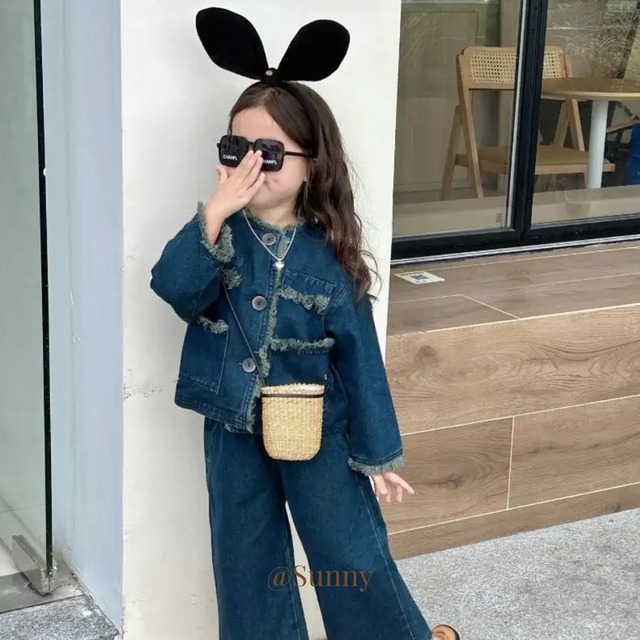 【即納】cutoff denim set up