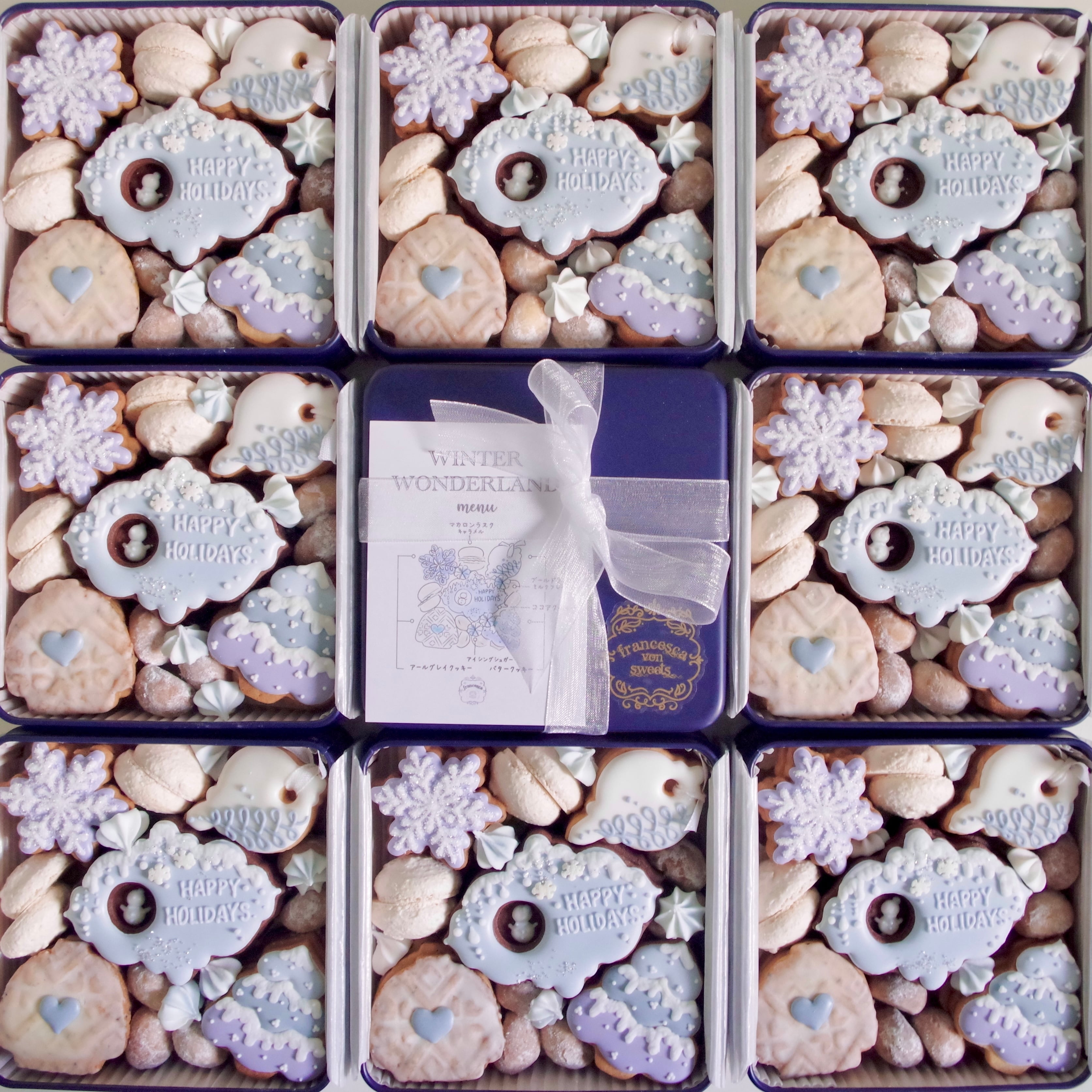 WINTER WONDERLAND アイシングクッキー缶 | Francesca von Sweets
