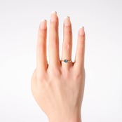 【11号】ロンドンブルートパーズ リング（プチ）