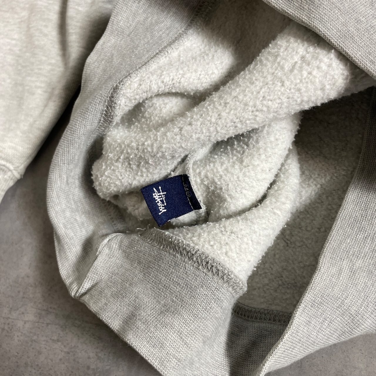 希少 90s-00s old stussy 袖ロゴ スウェット グレー | SALONE