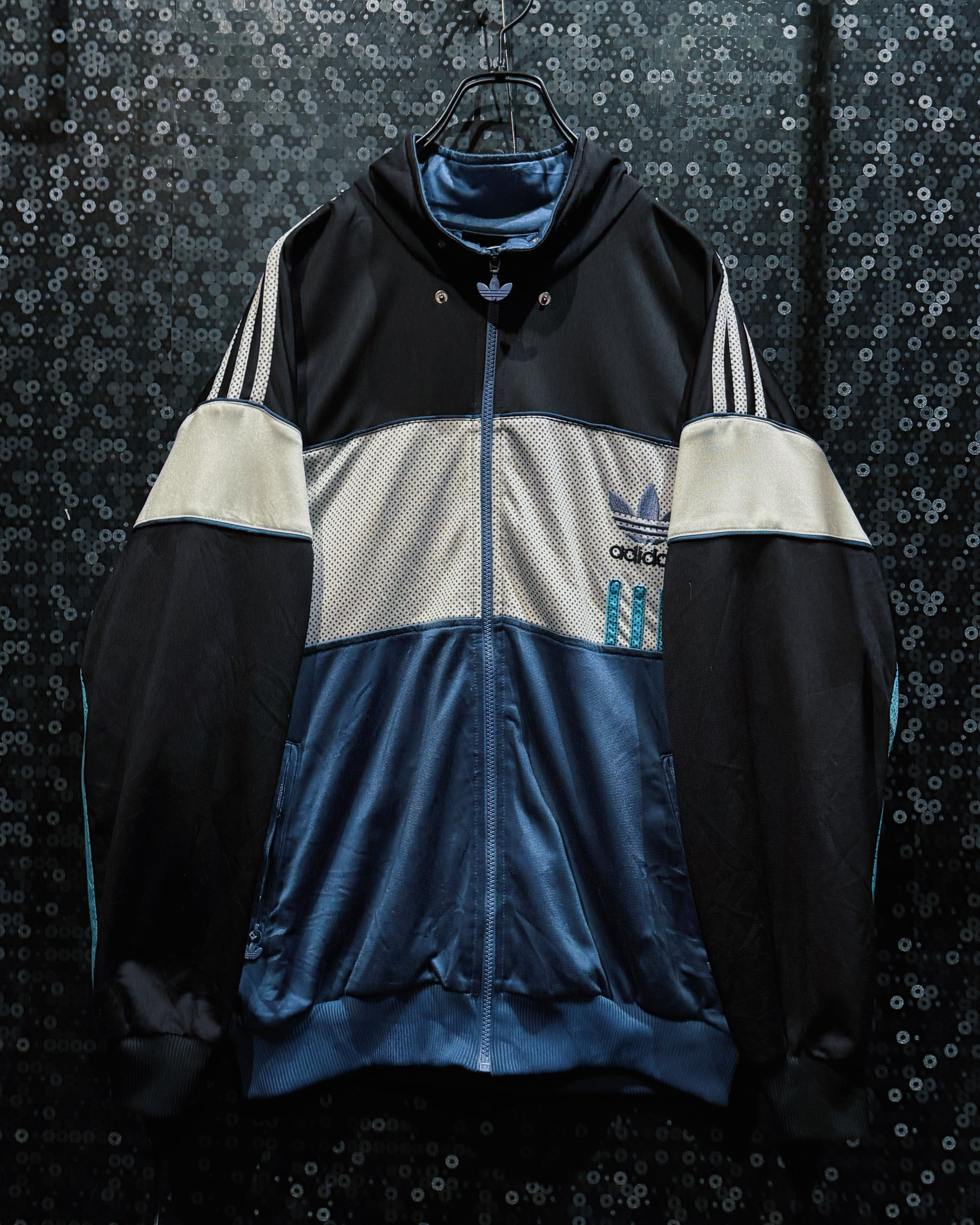 【ÆIEM】adidas originals trefoil logo mesh switching track jacket