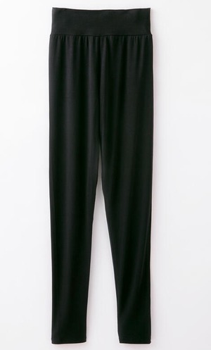 【竹布】 TAKEFUスパッツ(10分丈)・レディース ブラック