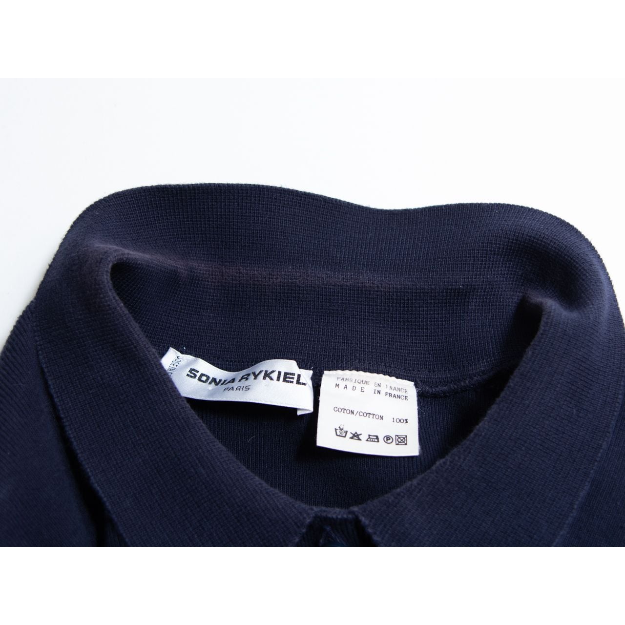 SONIA RYKIEL】Made in France 100% Cotton Polo Shirt（ソニア ...