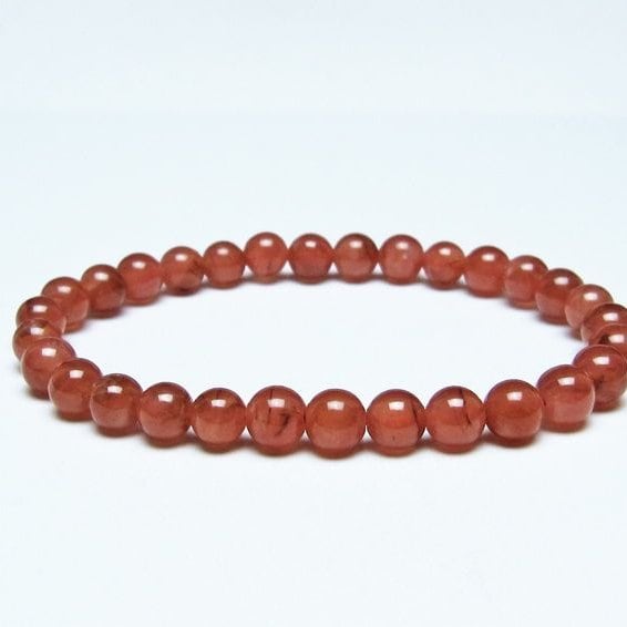 インカローズ ブレスレット 6mm メール便可 一点物 111-51248