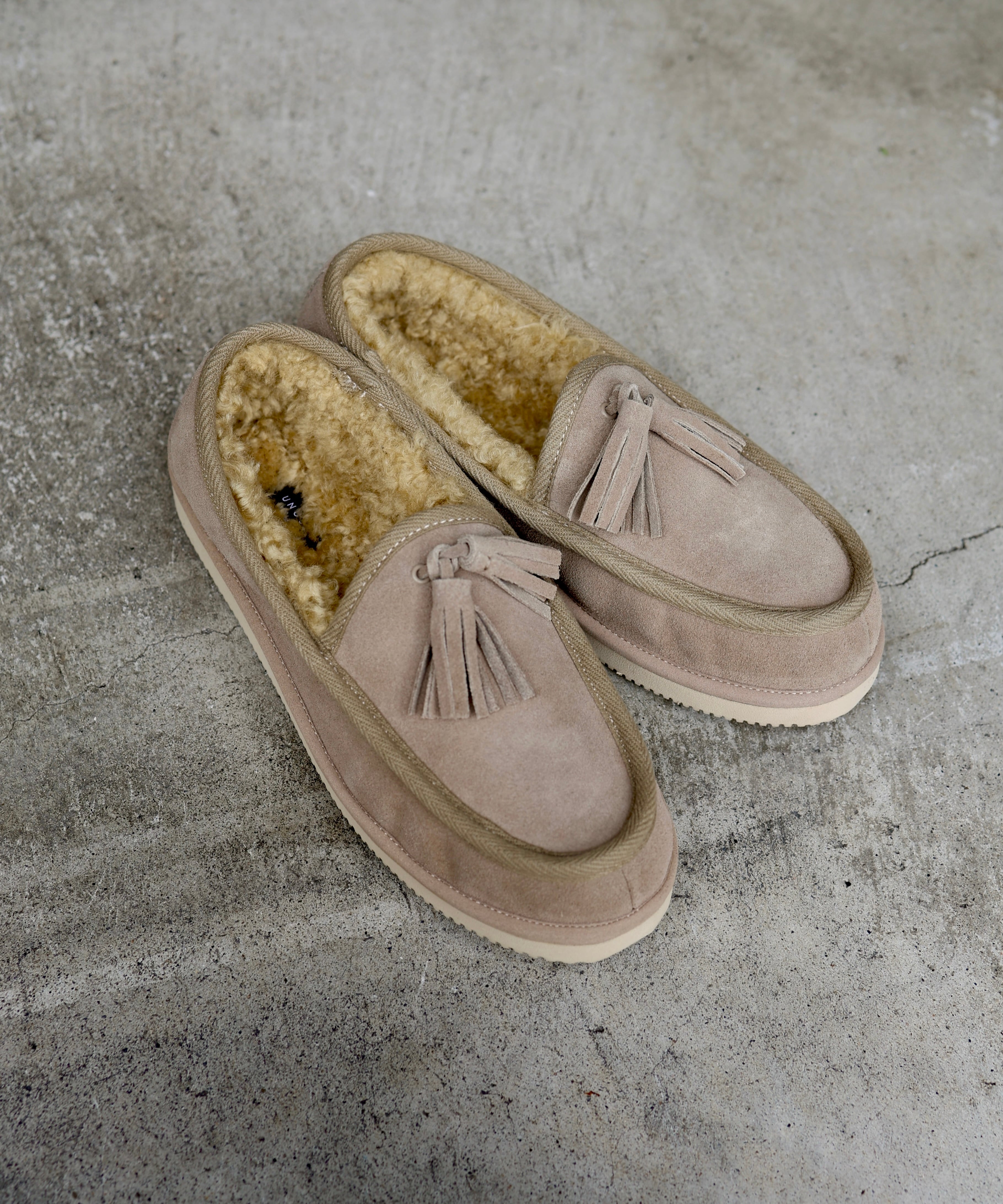 MARIEOHIRA / SHO-001 Paulownia Slipon / Black / Sole Natural