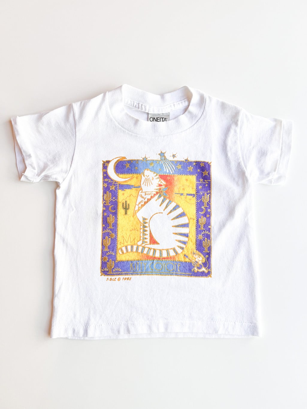 【100cm】VINTAGE 90's プリント Tシャツ【10413】※