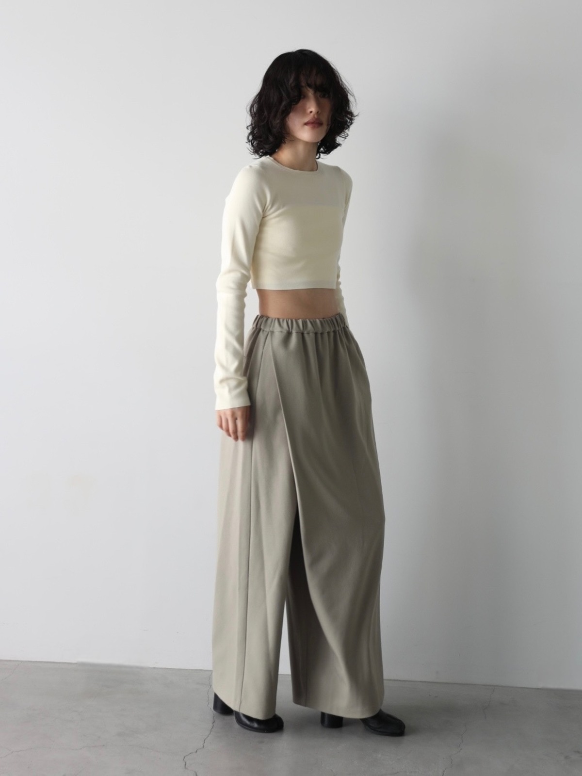 front wrap pants -made in Japan- | aéré