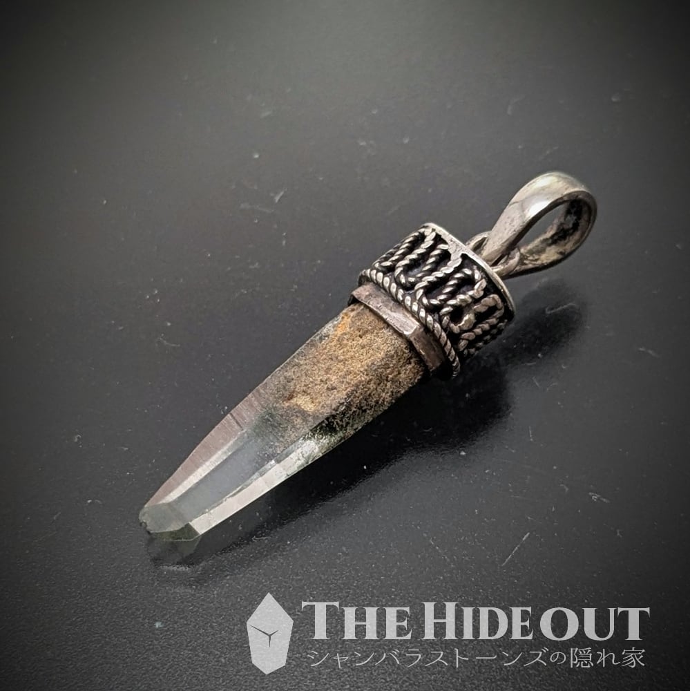 ヒマラヤ産鉱物アクセサリー021 ヒマラヤ水晶ペンダント 小さくて着け