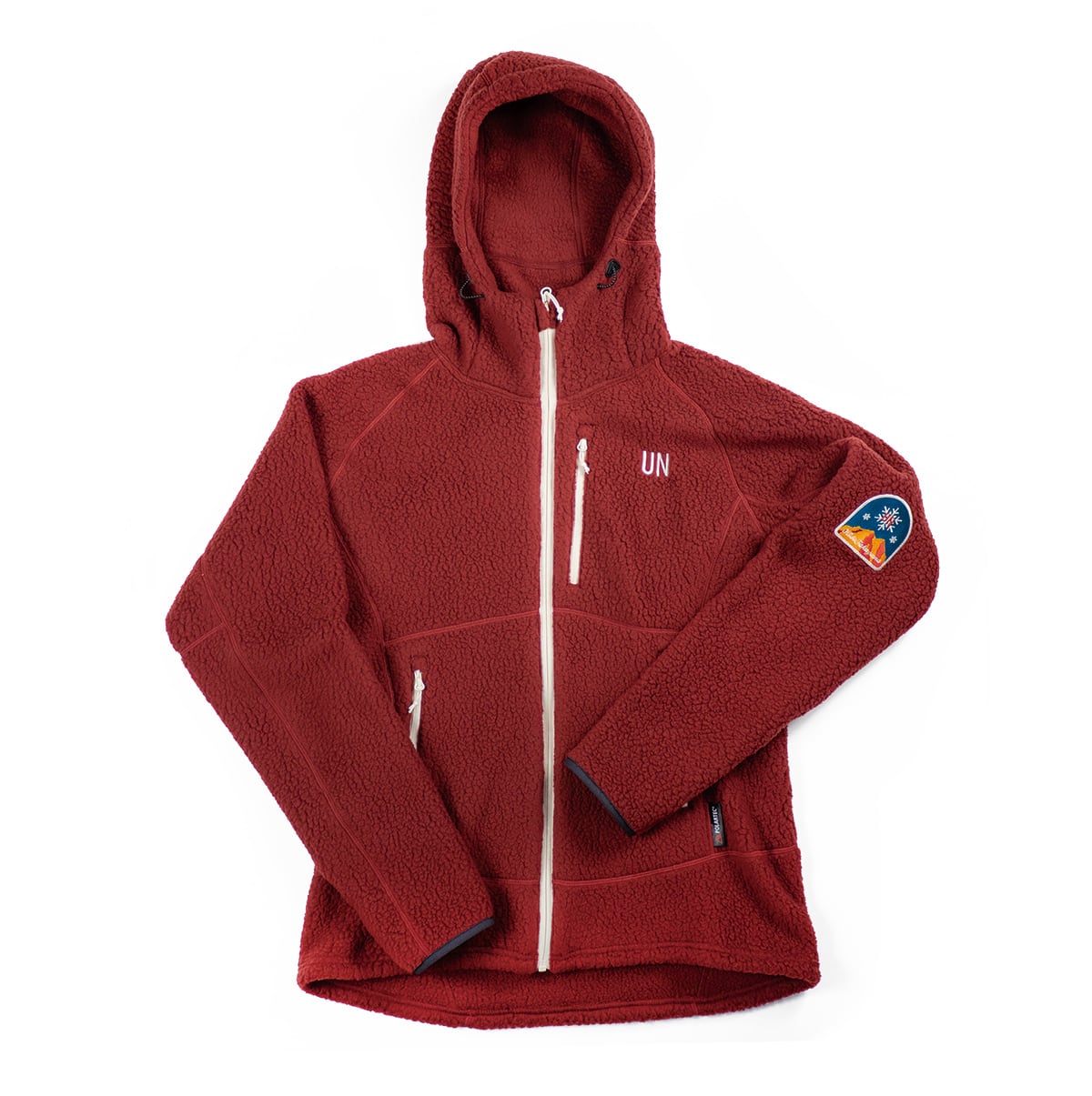 UN3500 Boa fleece hoody / Burgundy | unfudge ONLINE STORE