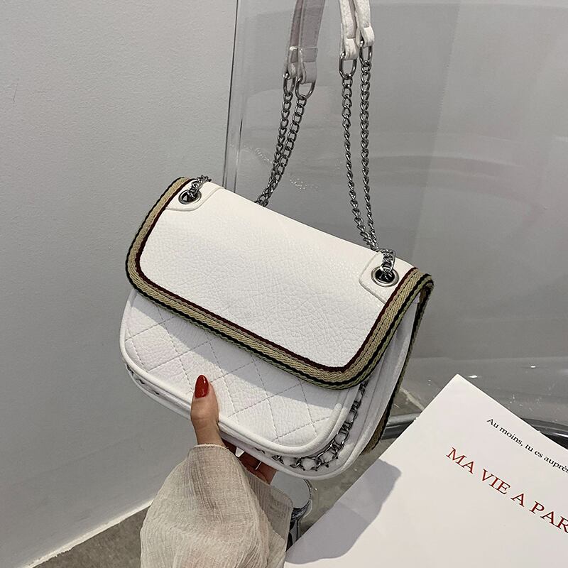 ウエスタンスタイルレディーススモールバッグ2020新しいトレンド夏のファッションロンバスチェーンショルダーメッセンジャーバッグワイルドストレイバッグ Tiancai_Wing_Bag5255460