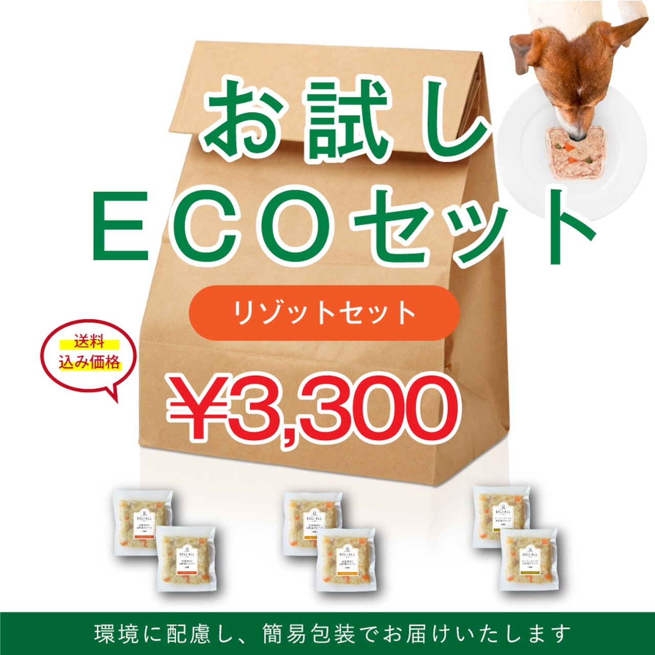 【送料込】お試しECOセット＜リゾットセット＞