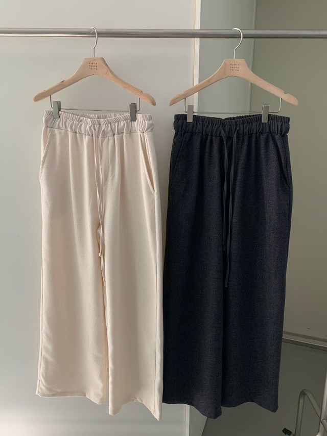 (予約) pretty young thing / Tweed color block pants 2color　