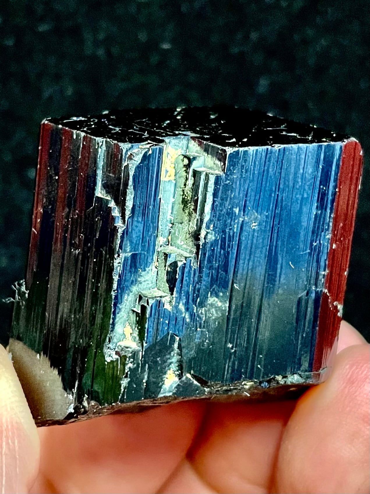 クンツァイト・ブラックトルマリン・パイライト　共生ポイント　太め タワー 2) ハイアライト・ブラックトルマリン共生 | レムリアの太陽