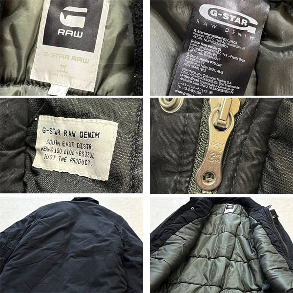 1点物◇ジースターG-Starミリタリーダウンジャケット古着メンズSM