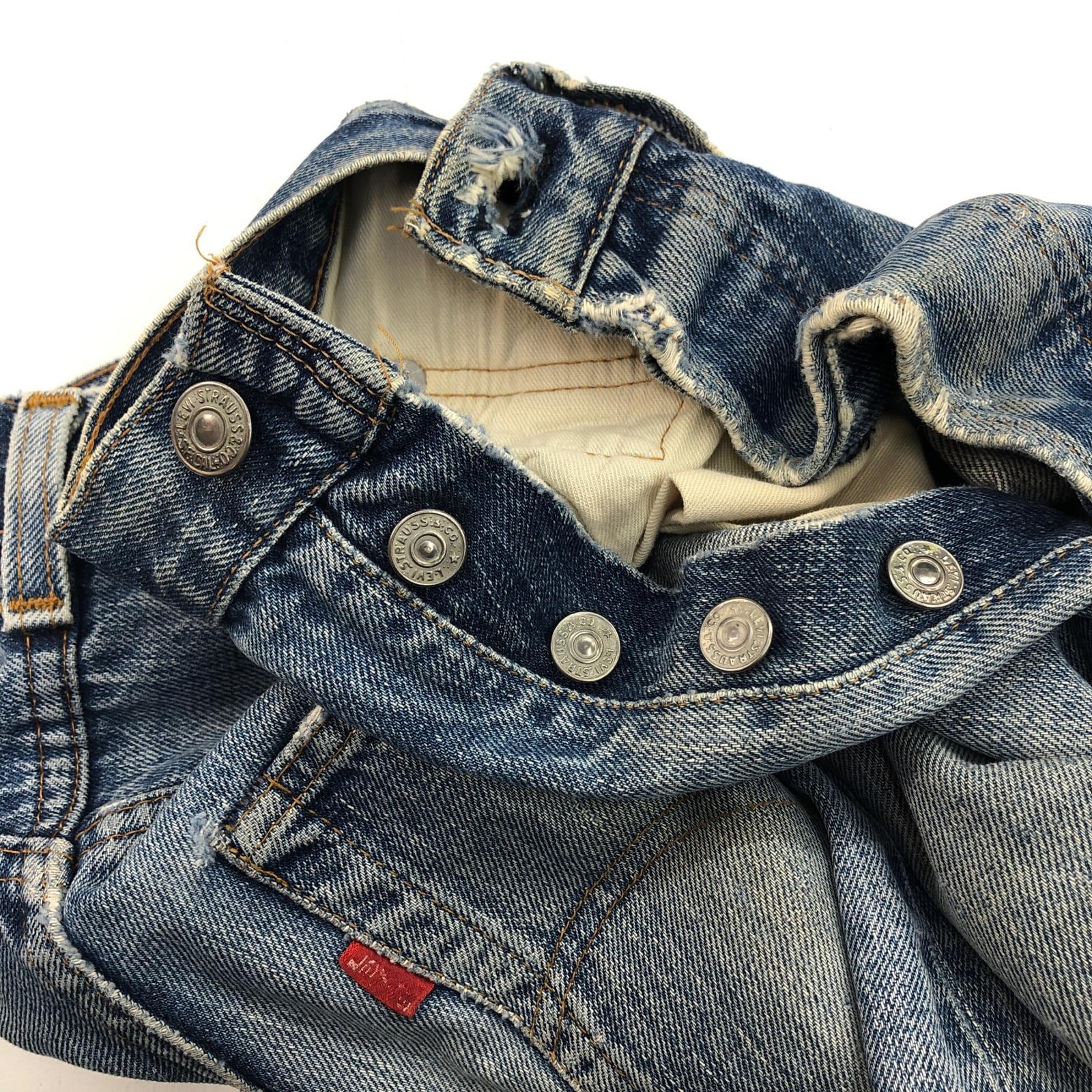 70s Levi’s501 66前期 カットオフショーツ 赤耳 スレーキスタンプ LEVI'S リーバイス 70年代 USA製 501 スモール e 66前期 スレーキ