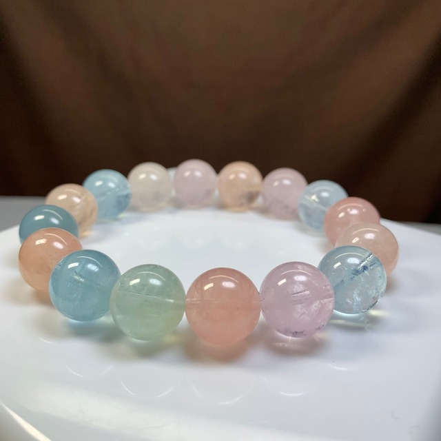 透明度有☆ミックスベリル ブレスレット