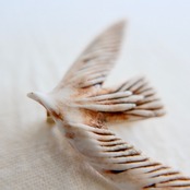 中嶋寿子のブローチ［砂の花］ A-15R