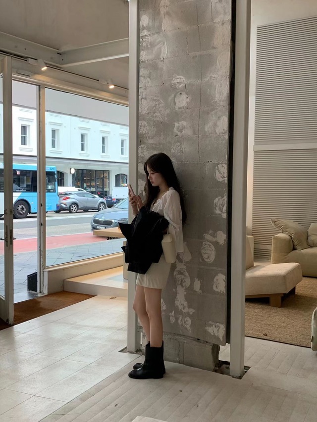 (OUNCE) selin knit skirt / 2color