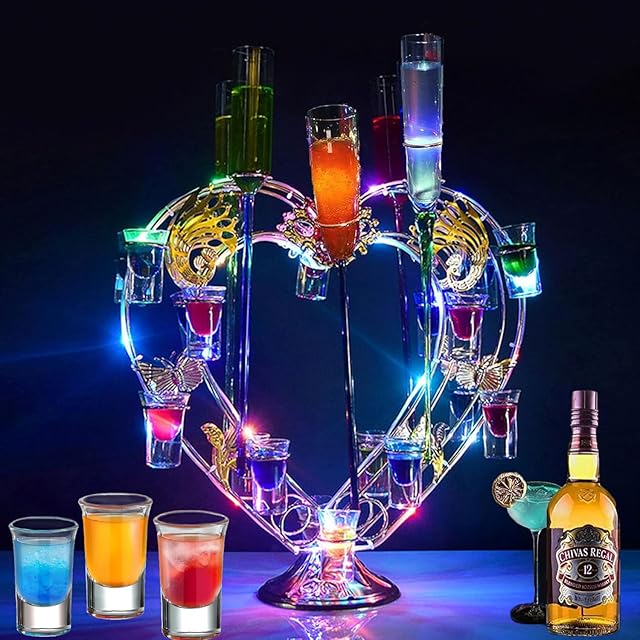 光る アルマンド LED ディスプレイ ケース シャンパン ボトル ライト