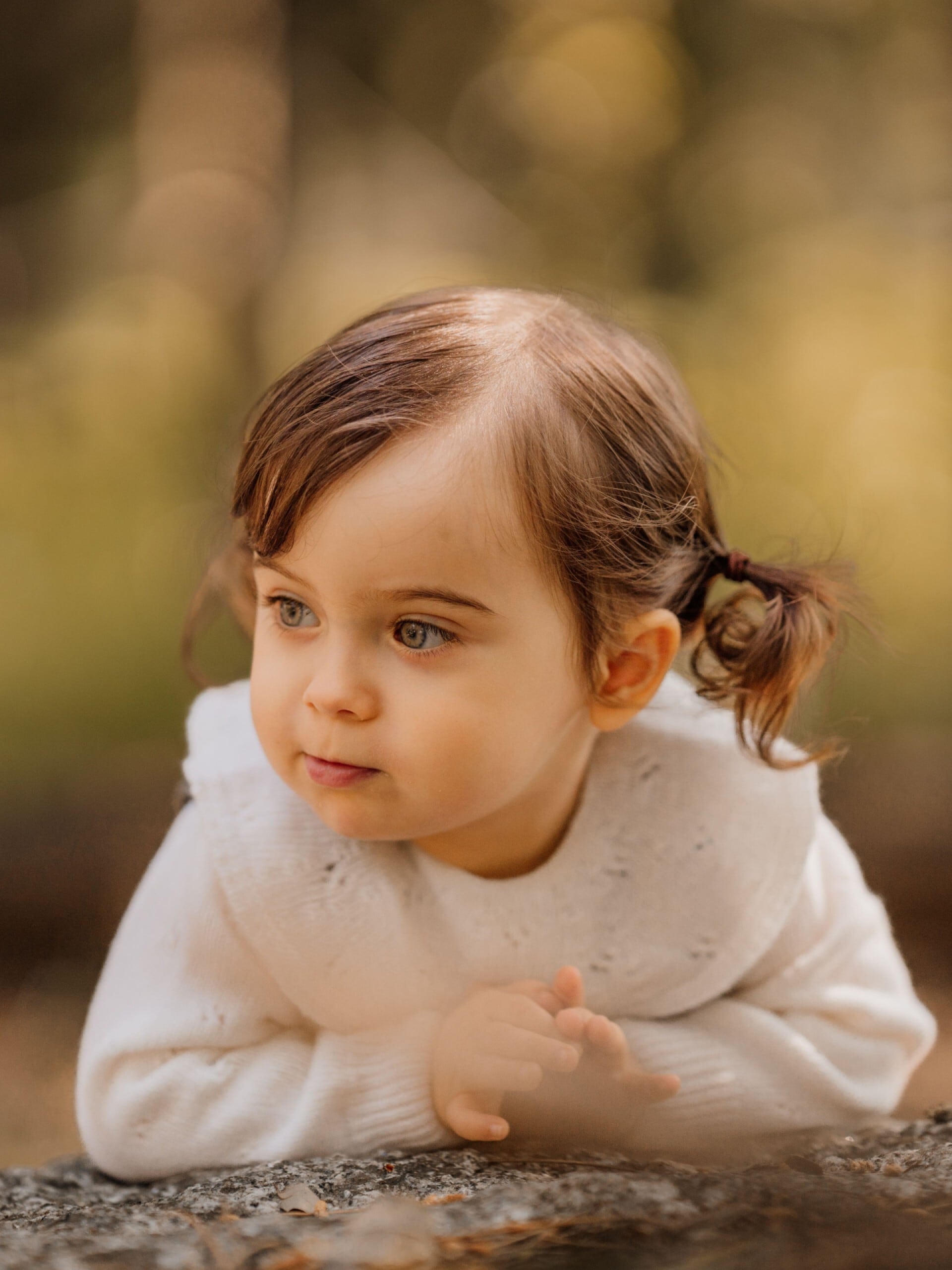 【wedoble】メリノウールニットセーター(White)