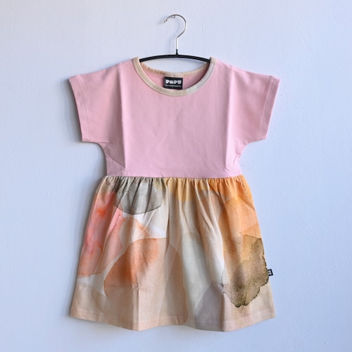 《PAPU 2022SS》GATHERED T-DRESS NEW CHAPTER KID / MULTICOLOR