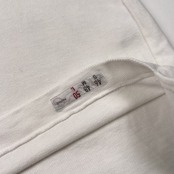 PAPAS パパス ロゴ刺繍 鹿の子 半袖 ポロシャツ サイズ 50 L /ホワイト/日本製