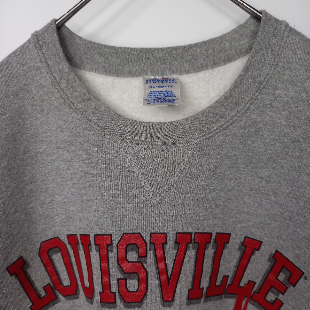 ラッセルアスレチック　クルーネック　スウェット　トレーナー　裏起毛　カージナルス