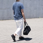 帆布のボストンバッグS ブラック