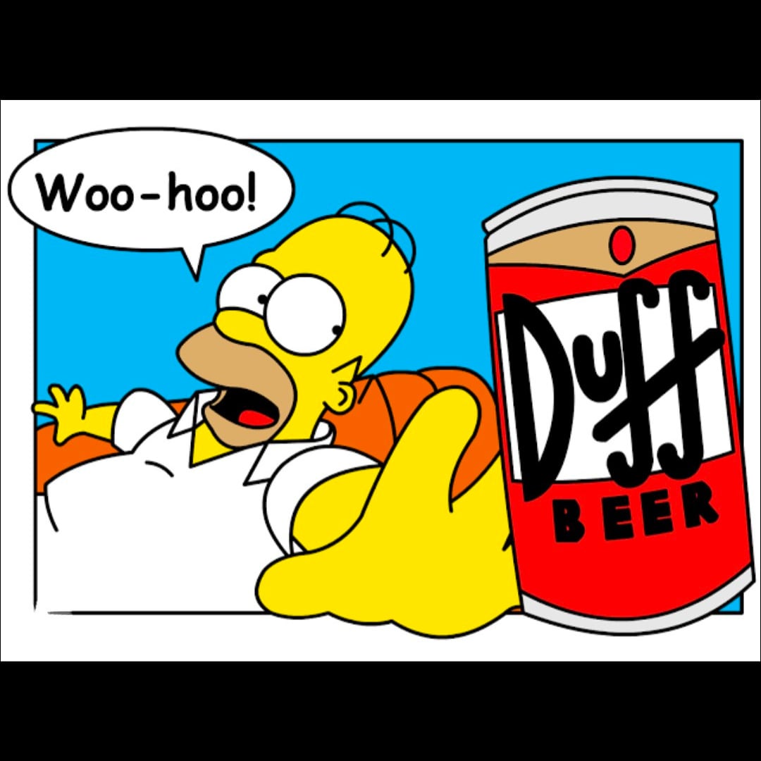 送料無料！ ★ピンズ PINS★ピンバッジ 【Duff BEER・ダフビール】シンプソンズ / ホーマー ご愛飲(笑) 〚アメリカン雑貨 アメトイ〛