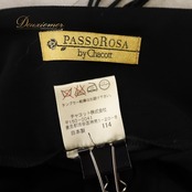 社交ダンス 衣装 Chacott チャコット PASSO ROSA ボトムス ズボン パンツ レッスンウェア ブラック系 黒 無地 シンプル リボン 華やか 鮮やか かわいい おしゃれ 上品 大人っぽい 練習 レッスン ダンス ダンス衣装 社交ダンス衣装 スラックス