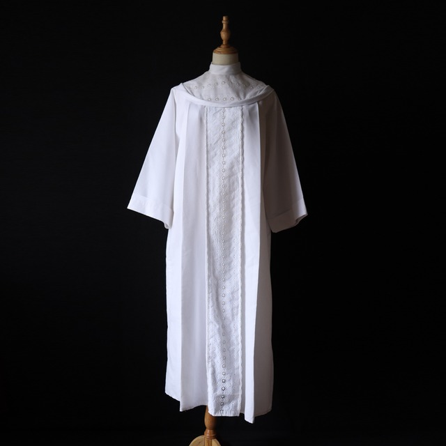 france antique cotton dress / nighty アンティークコットンワンピース