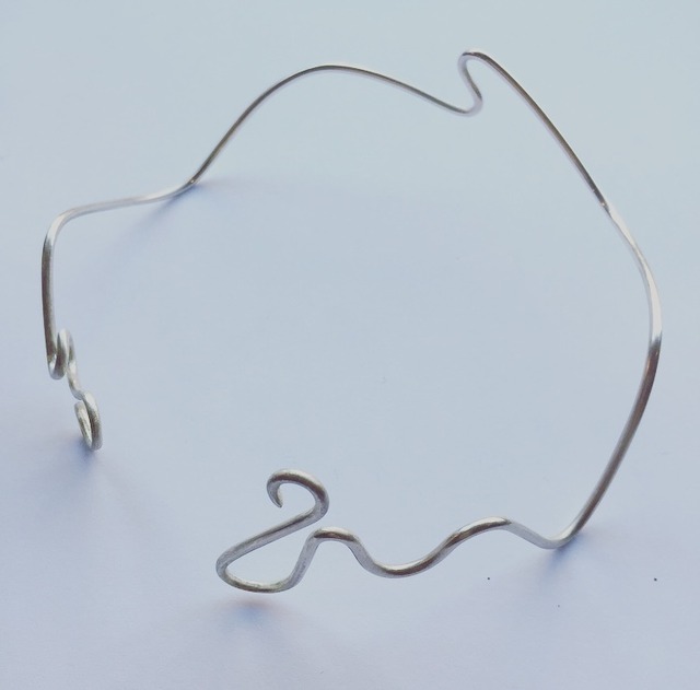 silver wave choker