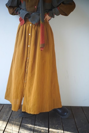【monoya】cotton flare skirt