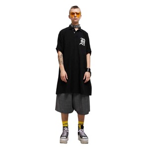 【R13】R13 LOGO POLO SHIRT DRESS(BLACK)