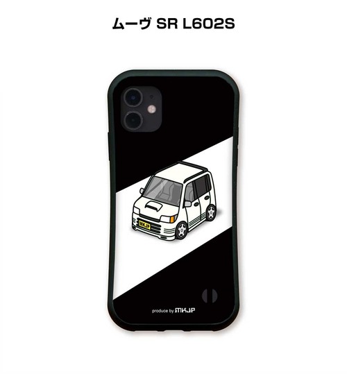 ダイハツ ムーヴ SR L602S ボディ25色設定　グリップタイプiPhoneケース