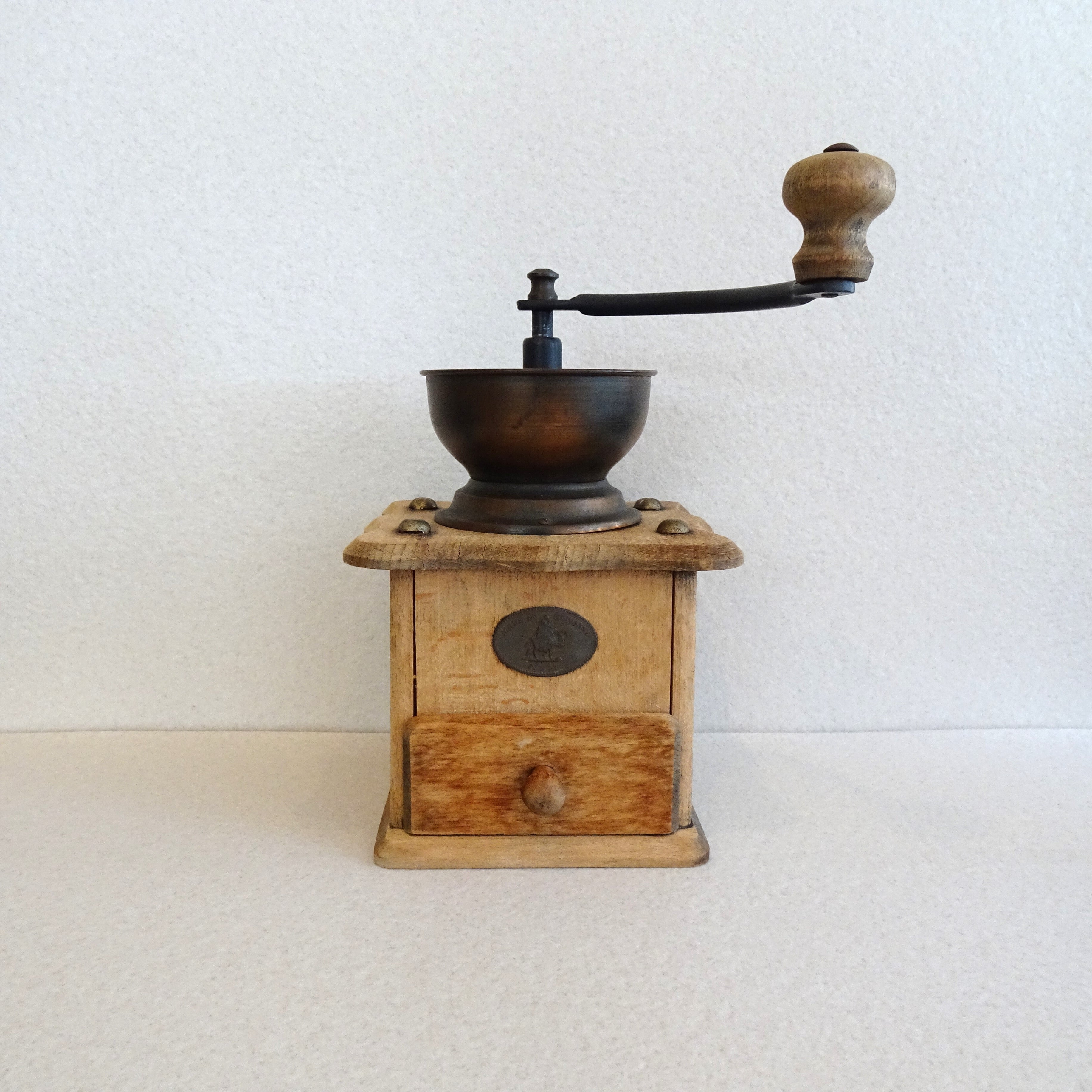 KYM コーヒーミル 手動式 西ドイツ製 ドイツ KYM社製コーヒーミル 50〜60s ヴィンテージミル 木製回転