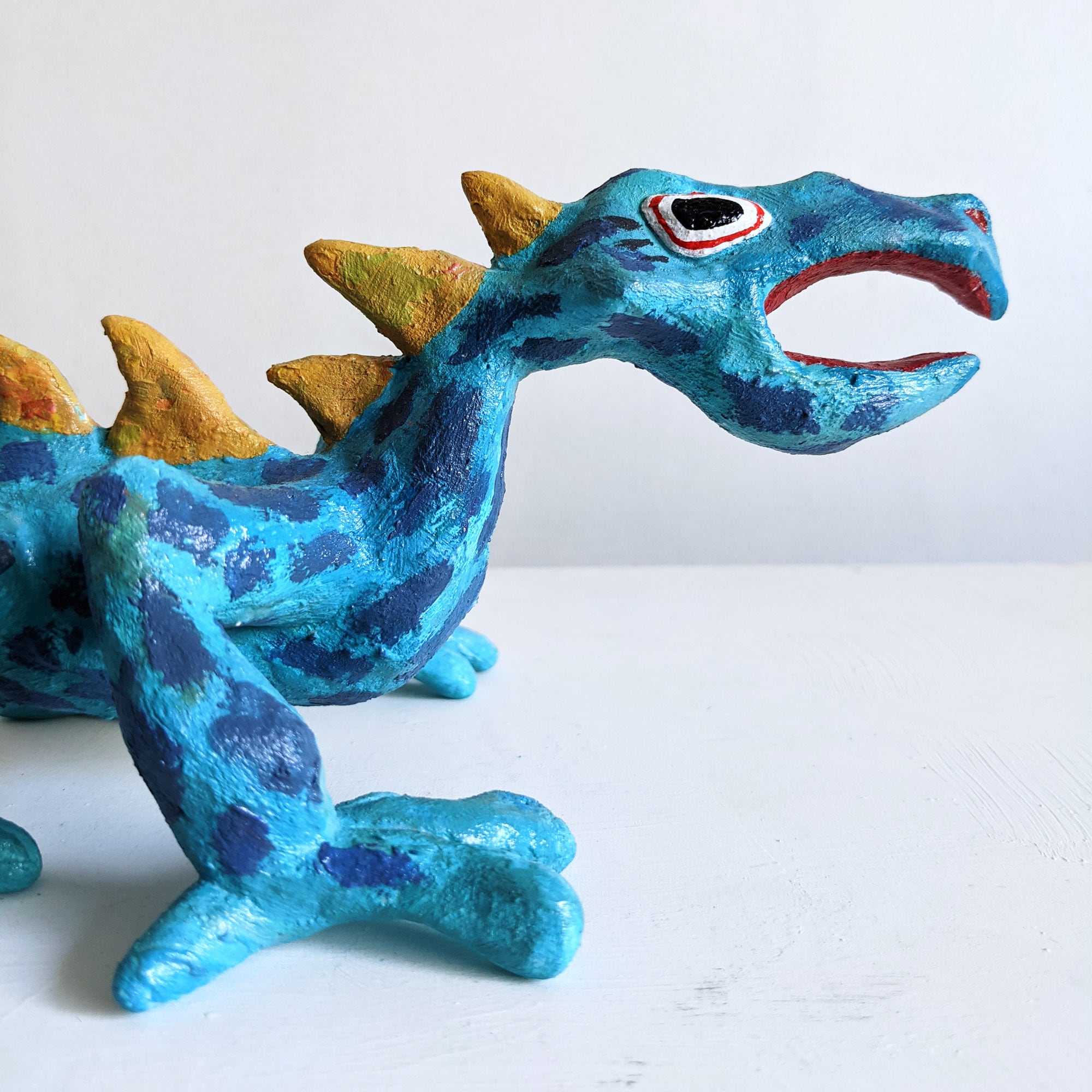 【1点物】水色のトカゲのような生き物 / Light blue lizard-like creature