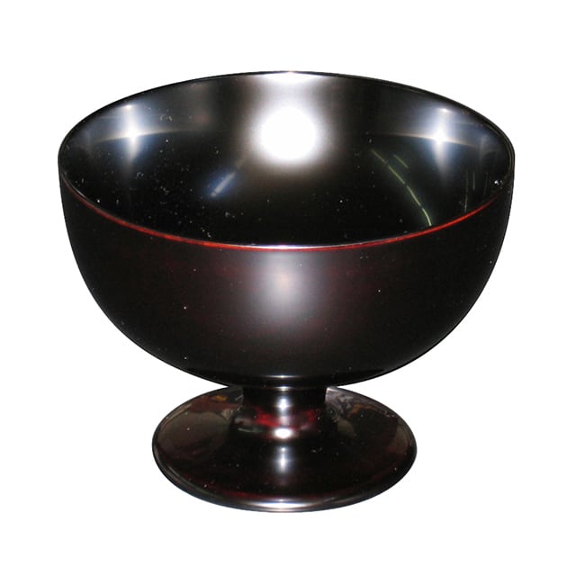 手のひら椀プリモ3.8寸木地溜塗