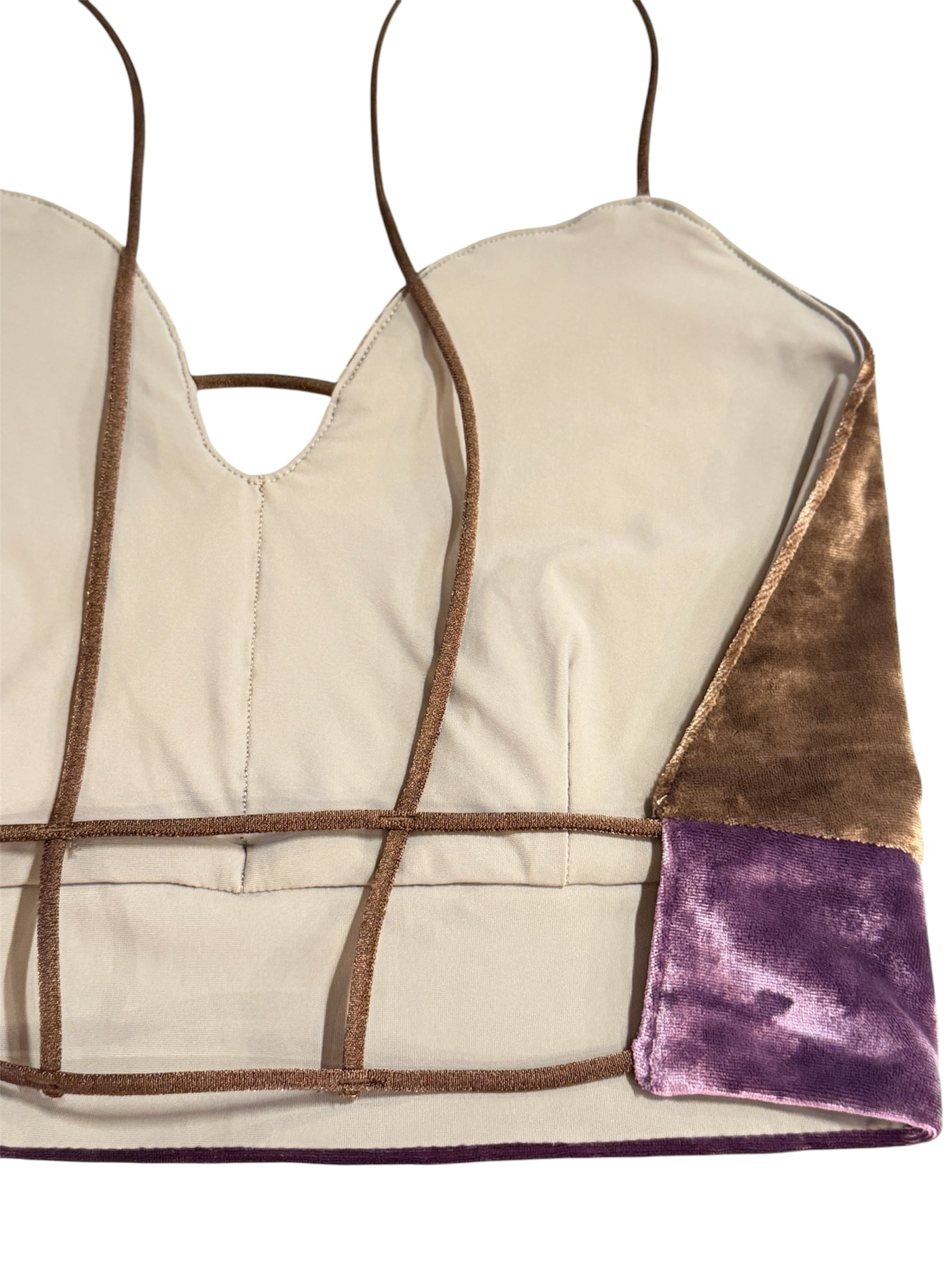 FUMIE=TANAKA フミエタナカ velvet bustier F26A41（BRN） | ANERCA