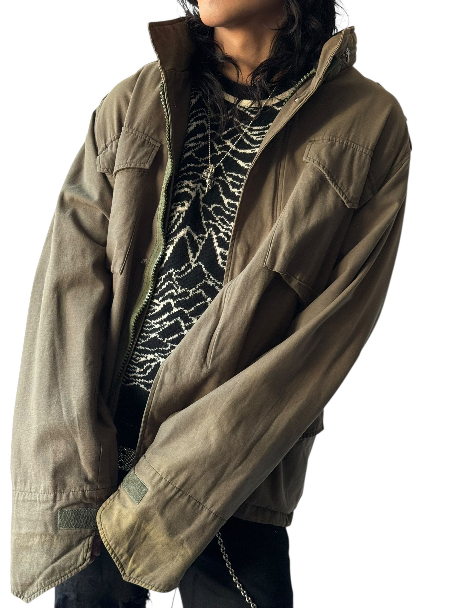 ♾00's PHENOMENON archive♾ LOOP M-65 Multiple Zip Military jacket