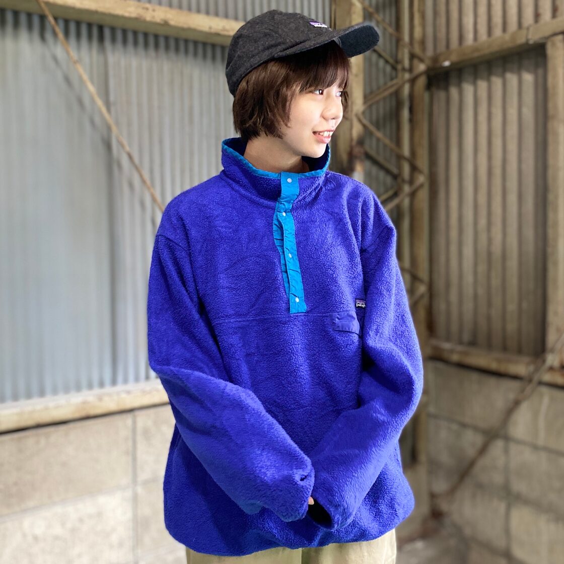 92年製 90年代 90s Rマークタグ Patagonia パタゴニア スナップT  