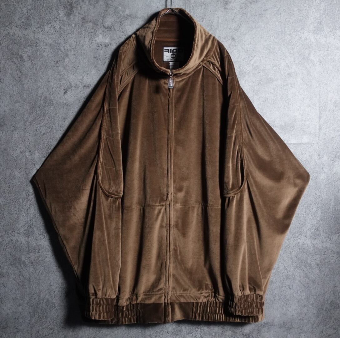 EURO 3XL Oversize Velor Track Jacket