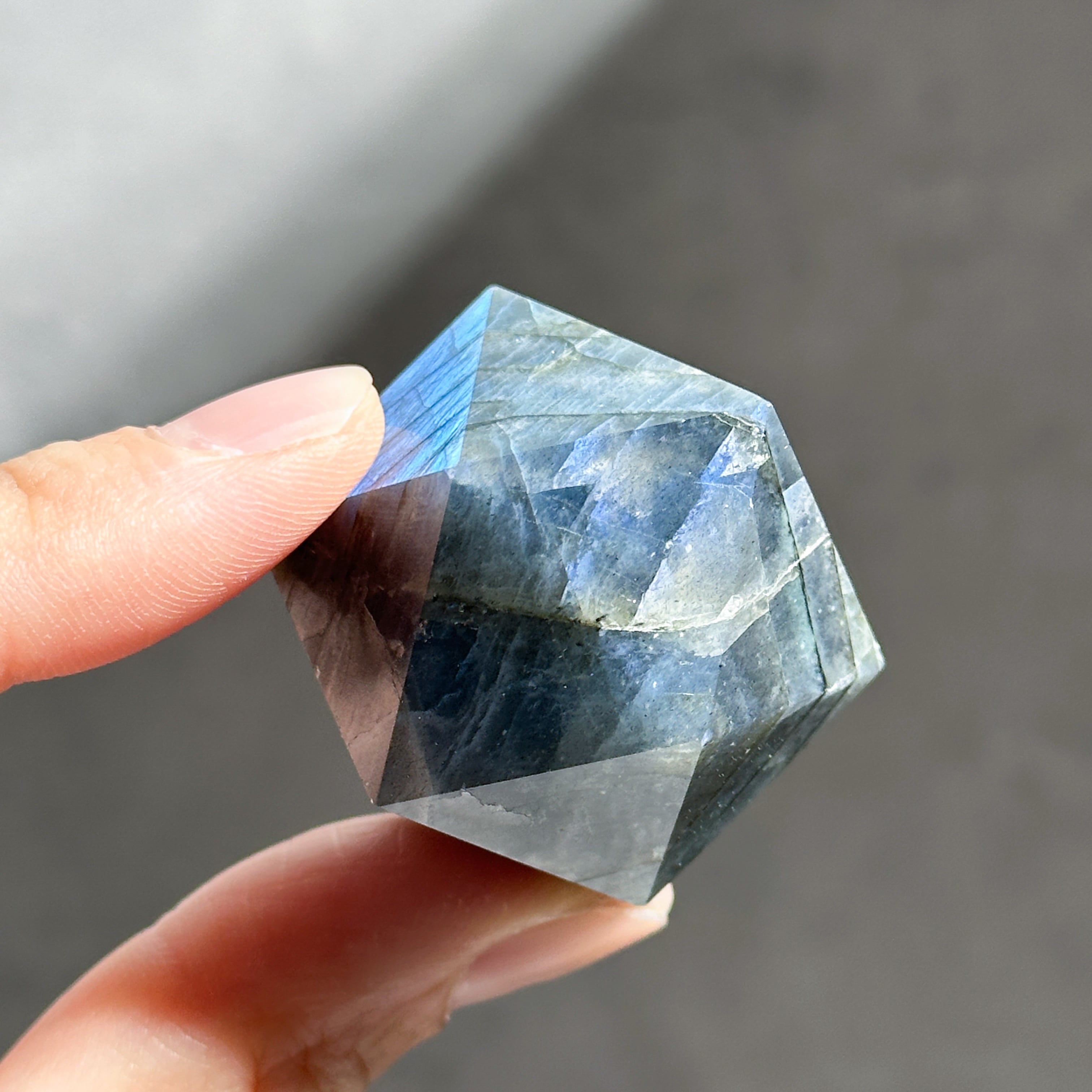 ラブラドライト 正二十面体 02◇ Labradorite ◇天然石・鉱物