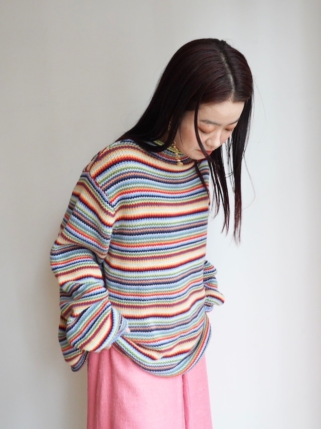 90's mulch border knit tops