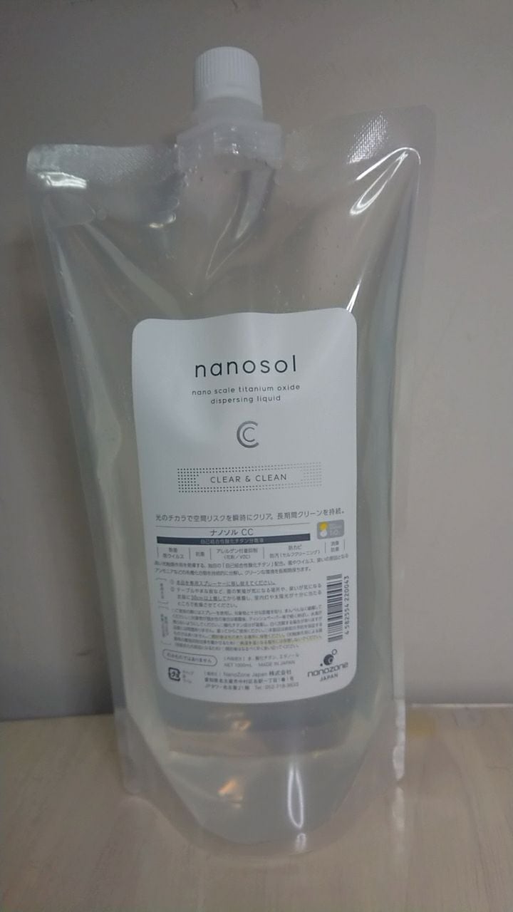 ナノソルCC (nanosolCC) 1000ml レフィル（詰替用） | nanosolCC 公式