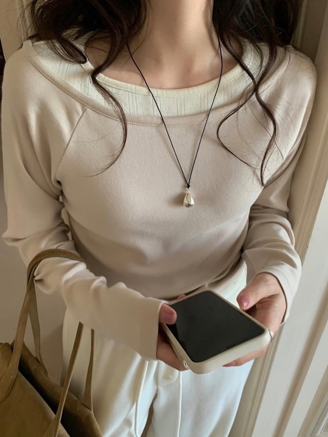 (予約) pretty young thing / Catherine double t-shirt 3color