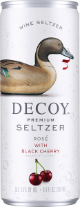 デコイ　プレミアム　セルツァー　ロゼ　＋　ブラックチェリー　ＮＶ　Decoy Premium Seltzer Rose with Black Cherry NV Canned Wine