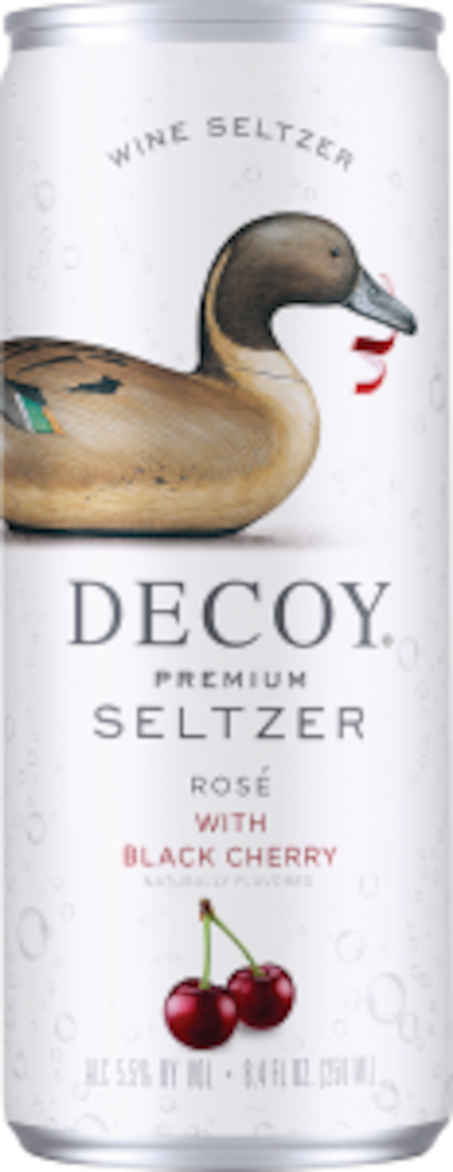 デコイ　プレミアム　セルツァー　ロゼ　＋　ブラックチェリー　ＮＶ　Decoy Premium Seltzer Rose with Black Cherry NV Canned Wine