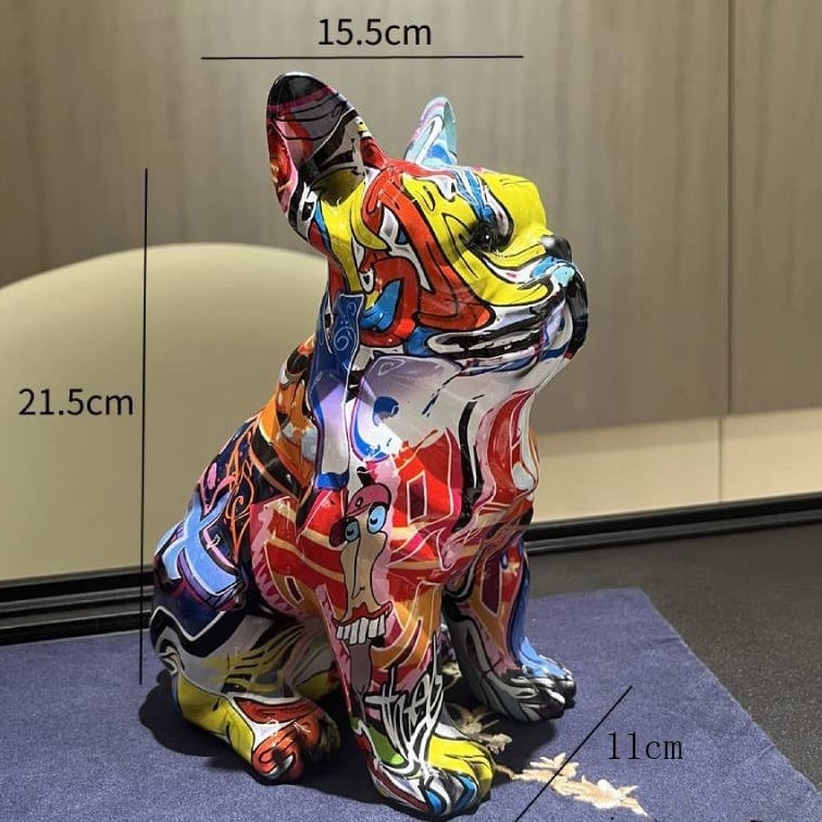 カラフルな犬の置物 | Russel 海外インテリアセレクトショップ